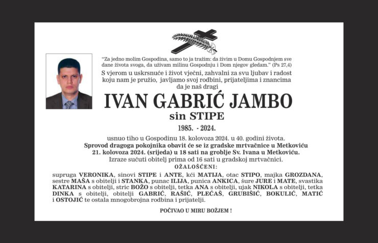 Osmrtnica Ivan Gabric Jambo 740x477