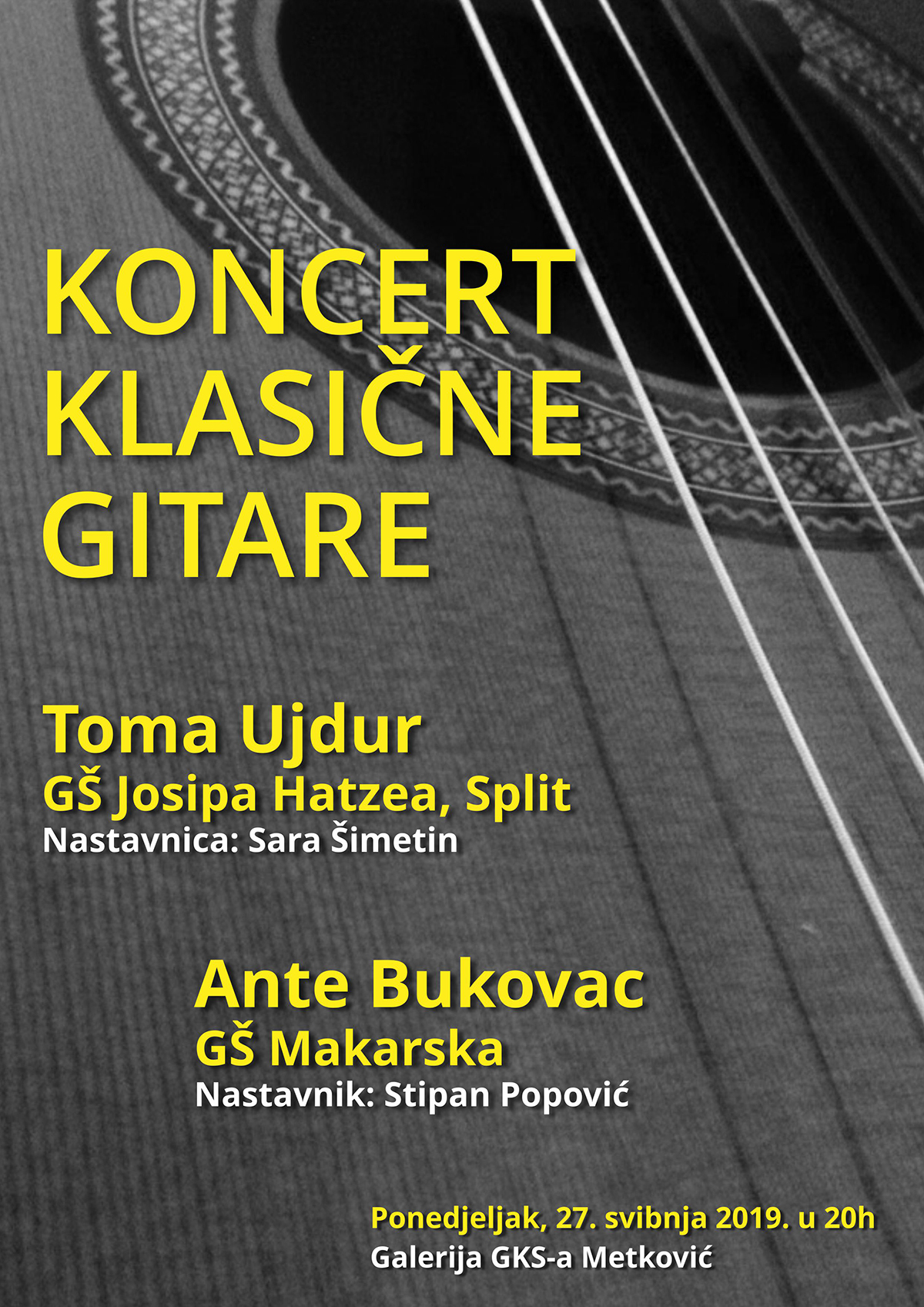 Plakat gitara 1