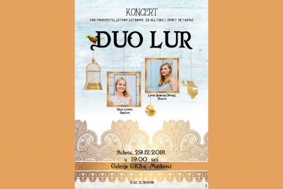 Koncert za orgulje i flautu &#039;Duo Lur&#039; - galerija GKS-a, 29 prosinca 2018. u 19 sati