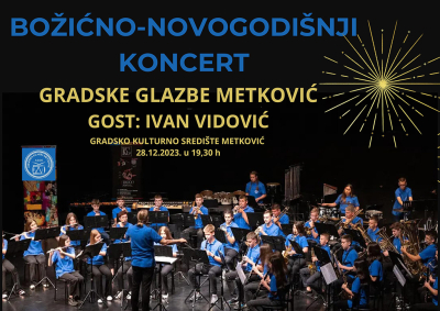 NAJAVA – tradicionalni Božićno-novogodišnji koncert Gradske glazbe Metković