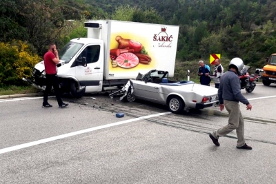 Teška prometna nesreća kraj Dubrovnika - jedna osoba smrtno stradala