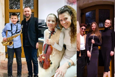 Matea Gutić 3. kategorija violine i Mihael Jurković 1. kategorija saksofona osvojili su prve nagrade na županijskom natjecanju