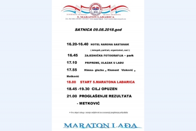 5. Maraton lađarica 2018.