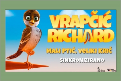 Pogledajte večeras u Gradskom parku sinkronizirani crtani film &#039;Vrapčić Richard&#039;