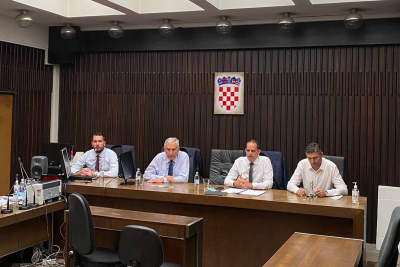 Župan Dobroslavić i zamjenik Cebalo na radnom sastanku s ministrom Malenicom