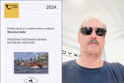 Zvonko Kežić autor je fotografije poštanske marke Maratona lađa