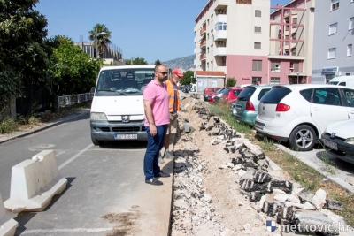 Radovi na infrastrukturi u središtu i na periferiji Metkovića