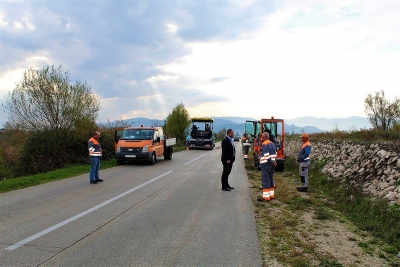 U tijeku je rekonstrukcija prometnice prema Vidu