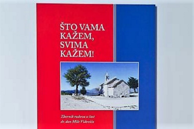 Predstavljanje zbornika radova u čast dr. don Mile Vidovića