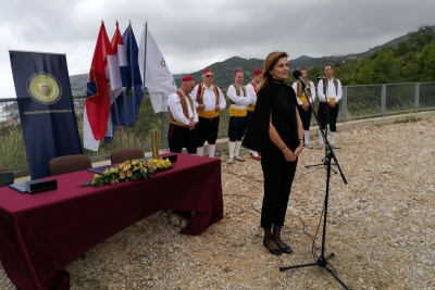 Zamjenica Marević nazočila polaganju kamena temeljca za stanove namijenjene hrvatskim ratnim vojnim invalidima i mladim obiteljima