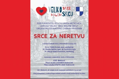 Edukativno - zabavni program: &#039;Srce za Neretvu&#039;