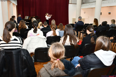 U sklopu školskog projekta &quot;Idemo na koncert&quot;, danas je Osnovna glazbena škola Metković održala Koncert natjecatelja