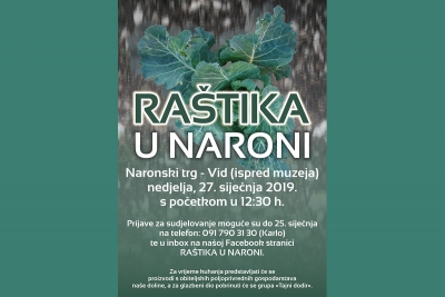 Prijavite se na 6. &#039;Raštiku u Naroni&#039;