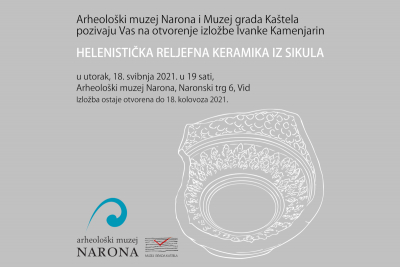 Arheološki muzej Narona gostujućom izložbom &#039;Helenistička reljefna keramika iz Sikula&#039; obilježava Međunarodni dan muzeja