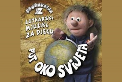 Lutkarski mjuzikl za djecu „Put oko svijeta“ četvrtak, 2. srpnja u 20,45 sati  u Gradskom parku