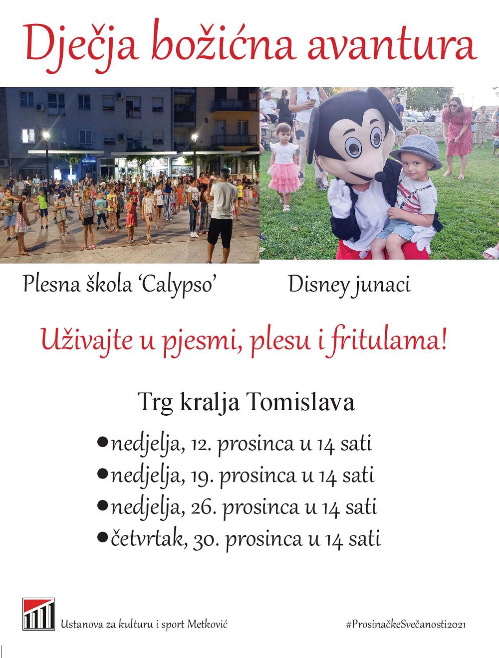 Dječja božićna avantura plakat tisak