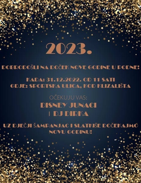DJEČJI DOČEK NOVE GODINE