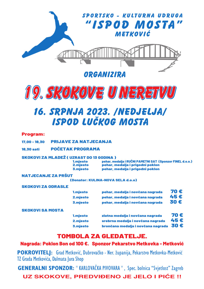 ISPOD MOSTA PLAKAT 2023
