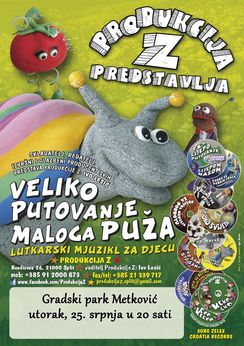 Veliko putovanje maloga puža plakat 2